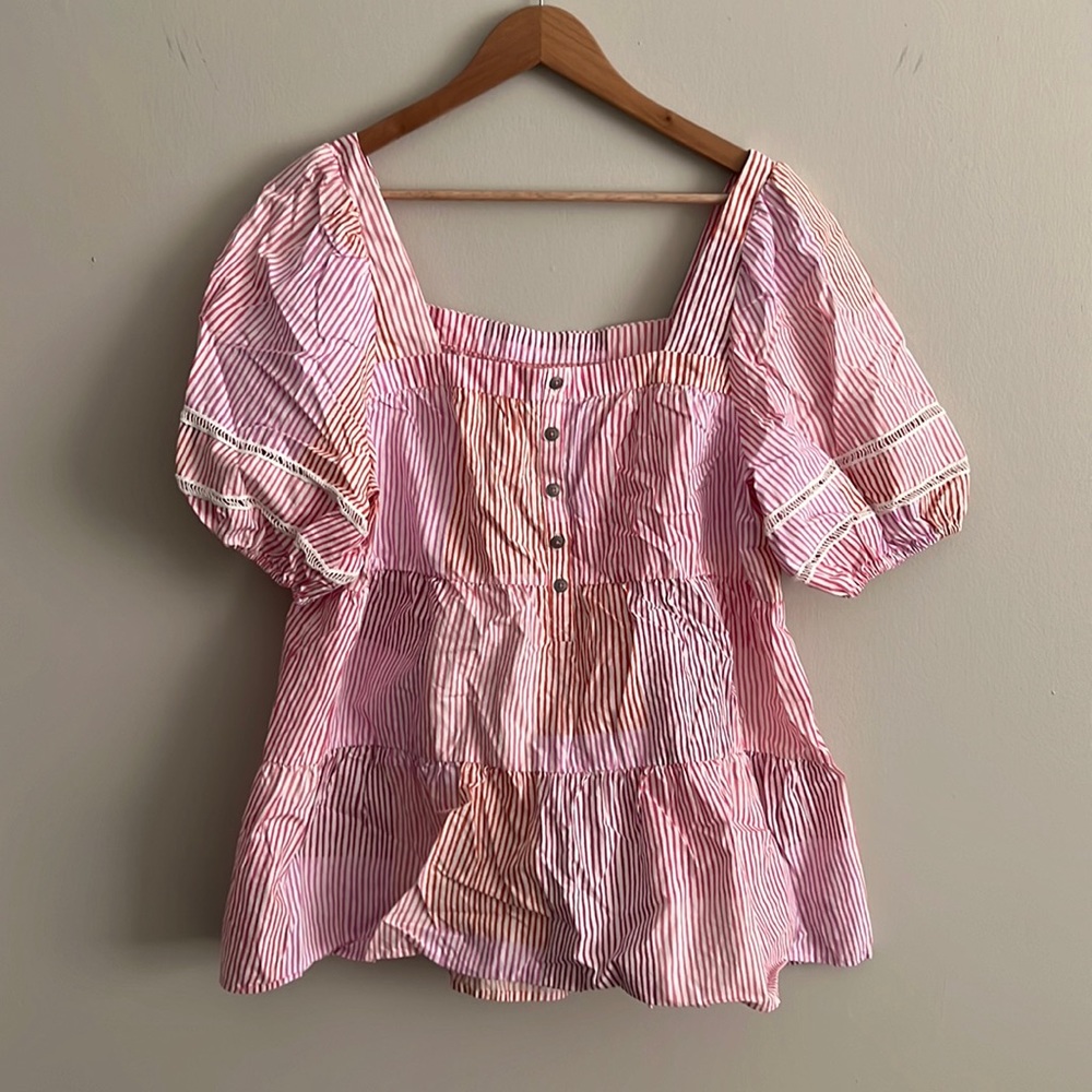 Striped Anthropologie Top